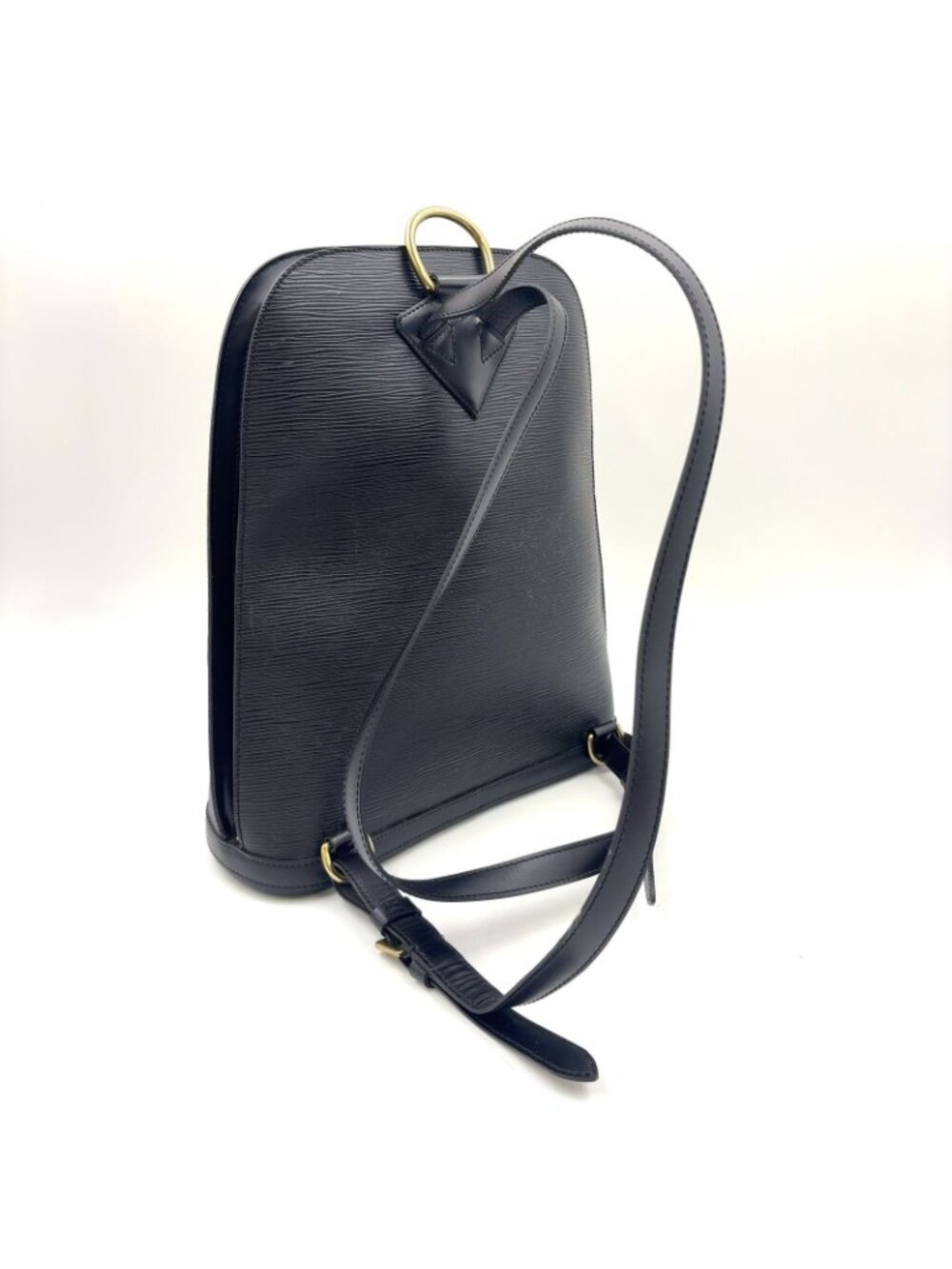 Louis Vuitton Gobelins Epi Noir Leather Black Backpack Gold - Picture 2 of 15